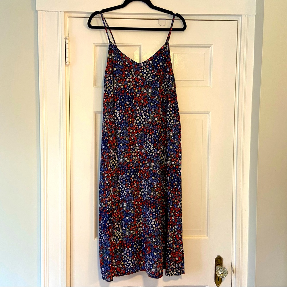 Floral Gap Midi-Dress